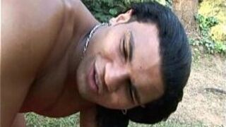 Beefy Outdoor Anal Sex - porn video