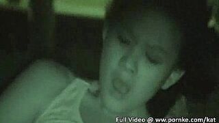 Kat playing with a huge vibrator - porn video