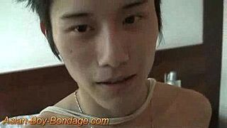 Cute Twink Bound Cum - porn video