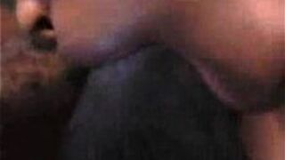 BBC all down her throat to her neck - porn video