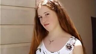 Hairy redhead Rachel - porn video