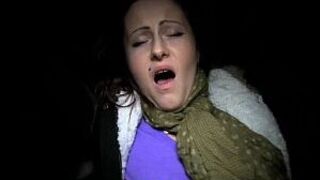 Love Creampie Her pussy drips with cum after sex in car - porn video