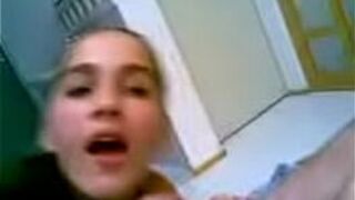 Brazilian girl in a blowjob - porn video