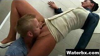 Kinky Teen Taking Piss Hardcore Makeout - porn video