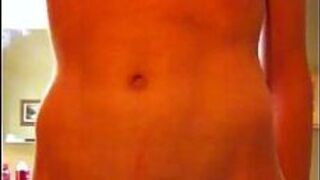 Stroking my fat cock - porn video